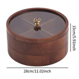Maxbell Dried Fruit Container Multipurpose Candy Box for New Year Home Family Dinner 28x15cm