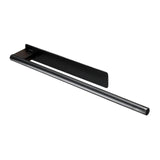 Maxbell Towel Rail No-punched Single Rod Towel Holder for Household Bathroom Balcony Black