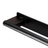 Maxbell Towel Rail No-punched Single Rod Towel Holder for Household Bathroom Balcony Black