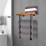 Maxbell Towel Rack Wall Mounted Easy to Install Bathroom Towel Rack for Salon RV SPA