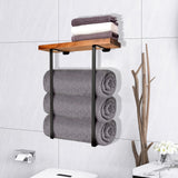 Maxbell Towel Rack Wall Mounted Easy to Install Bathroom Towel Rack for Salon RV SPA
