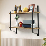 Maxbell Wall Float Shelf Home Decor Lightweight Wall Shelves for Cafe Office Hallway