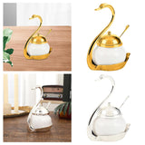 Maxbell Sugar Container Porcelain Canister Spice Container for Sugar Wedding Buffets gold