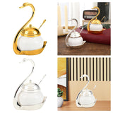 Maxbell Sugar Container Porcelain Canister Spice Container for Sugar Wedding Buffets gold