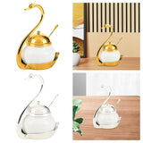 Maxbell Sugar Container Porcelain Canister Spice Container for Sugar Wedding Buffets gold
