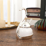 Maxbell Sugar Container Porcelain Canister Spice Container for Sugar Wedding Buffets argent