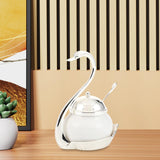 Maxbell Sugar Container Porcelain Canister Spice Container for Sugar Wedding Buffets argent