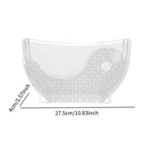 Maxbell Rice Paper Water Bowl Rice Paper Box Non Slip Egg Roll Wrappers Holder Clear