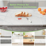 Maxbell Transparent Cutting Board Countertop Protector for Home Restaurant Breakfast
