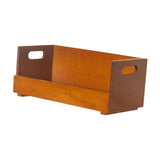 Maxbell Wood Coffee Cup Holder Coffee Bar Organizer for Creamer Stirrers Tea Packets