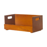 Maxbell Wood Coffee Cup Holder Coffee Bar Organizer for Creamer Stirrers Tea Packets