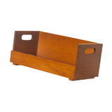 Maxbell Wood Coffee Cup Holder Coffee Bar Organizer for Creamer Stirrers Tea Packets