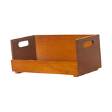 Maxbell Wood Coffee Cup Holder Coffee Bar Organizer for Creamer Stirrers Tea Packets