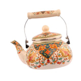 Maxbell Enamel Tea Kettle 2.5L Teakettle Hot Water Tea Kettle for Home Camping Hotel Style B