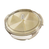 Maxbell Divided Serving Tray Food Tray Snack Tray for Party New Year Spring Festival white