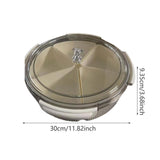 Maxbell Divided Serving Tray Food Tray Snack Tray for Party New Year Spring Festival gray