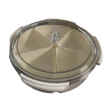 Maxbell Divided Serving Tray Food Tray Snack Tray for Party New Year Spring Festival gray