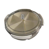 Maxbell Divided Serving Tray Food Tray Snack Tray for Party New Year Spring Festival gray