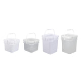 Maxbell Square Bucket Food Storage Container for Art Crafts Projects Paint Water