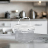 Maxbell Square Bucket Food Storage Container for Art Crafts Projects Paint Water