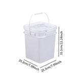 Maxbell Square Bucket Food Storage Container for Art Crafts Projects Paint Water