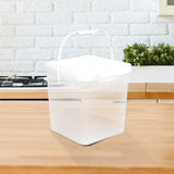 Maxbell Square Bucket Lightweight Versatile Food Storage Container for Home Painting Clear