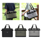 Maxbell Insulated Lunch Box Leakproof Thermal Food Carrier for Outdoor Picnic Travel Black