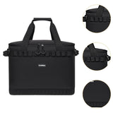 Maxbell Insulated Lunch Box Leakproof Thermal Food Carrier for Outdoor Picnic Travel Black