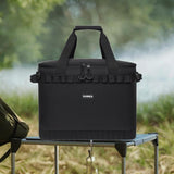 Maxbell Insulated Lunch Box Leakproof Thermal Food Carrier for Outdoor Picnic Travel Black