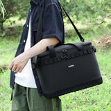 Maxbell Insulated Lunch Box Leakproof Thermal Food Carrier for Outdoor Picnic Travel Black
