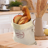 Maxbell Bread Bag Washable Totes Multipurpose Linen Bag for Cafe Party Favor Kitchen