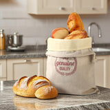 Maxbell Bread Bag Washable Totes Multipurpose Linen Bag for Cafe Party Favor Kitchen