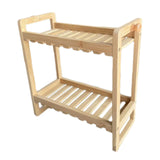 Maxbell over The Toilet Storage Shelf 2 Tiers Storage Rack for Dining Room Farmhouse