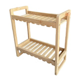 Maxbell over The Toilet Storage Shelf 2 Tiers Storage Rack for Dining Room Farmhouse