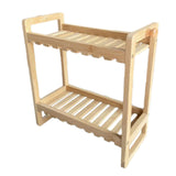 Maxbell over The Toilet Storage Shelf 2 Tiers Storage Rack for Dining Room Farmhouse