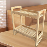 Maxbell over The Toilet Storage Shelf 2 Tiers Storage Rack for Dining Room Farmhouse