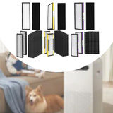 Maxbell HEPA Replacement Purifier Spare Parts Easy Installation Air Purifier Cleaner 1pcs Black