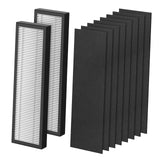 Maxbell HEPA Replacement Purifier Spare Parts Easy Installation Air Purifier Cleaner 2pcs Black