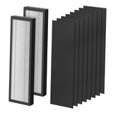 Maxbell HEPA Replacement Purifier Spare Parts Easy Installation Air Purifier Cleaner 2pcs Black