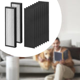 Maxbell HEPA Replacement Purifier Spare Parts Easy Installation Air Purifier Cleaner 2pcs Black