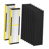 Maxbell HEPA Replacement Purifier Spare Parts Easy Installation Air Purifier Cleaner 2pcs Yellow