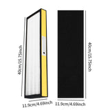 Maxbell HEPA Replacement Purifier Spare Parts Easy Installation Air Purifier Cleaner 2pcs Yellow