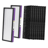 Maxbell HEPA Replacement Purifier Spare Parts Easy Installation Air Purifier Cleaner 2pcs Violet