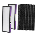 Maxbell HEPA Replacement Purifier Spare Parts Easy Installation Air Purifier Cleaner 2pcs Violet