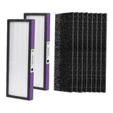 Maxbell HEPA Replacement Purifier Spare Parts Easy Installation Air Purifier Cleaner 2pcs Violet