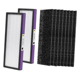 Maxbell HEPA Replacement Purifier Spare Parts Easy Installation Air Purifier Cleaner 2pcs Violet