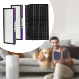 Maxbell HEPA Replacement Purifier Spare Parts Easy Installation Air Purifier Cleaner 2pcs Violet