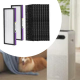 Maxbell HEPA Replacement Purifier Spare Parts Easy Installation Air Purifier Cleaner 2pcs Violet