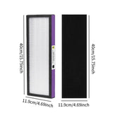 Maxbell HEPA Replacement Purifier Spare Parts Easy Installation Air Purifier Cleaner 2pcs Violet