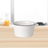Maxbell Dessert Bowl Multipurpose Baking Accessory Salad Bowl for Snacks Yogurt Rice Small Without lid